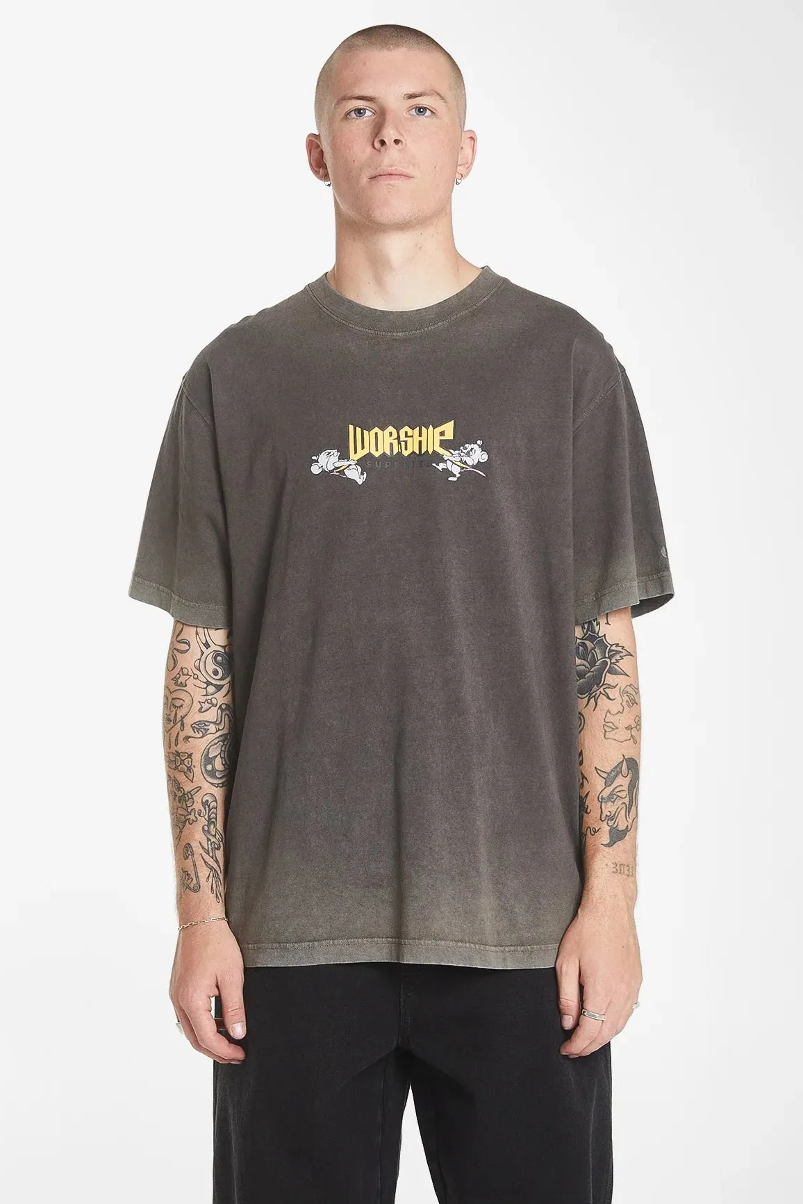 WORSHIP SUPPLIES ROYALE TEE - MAJOR BROWN