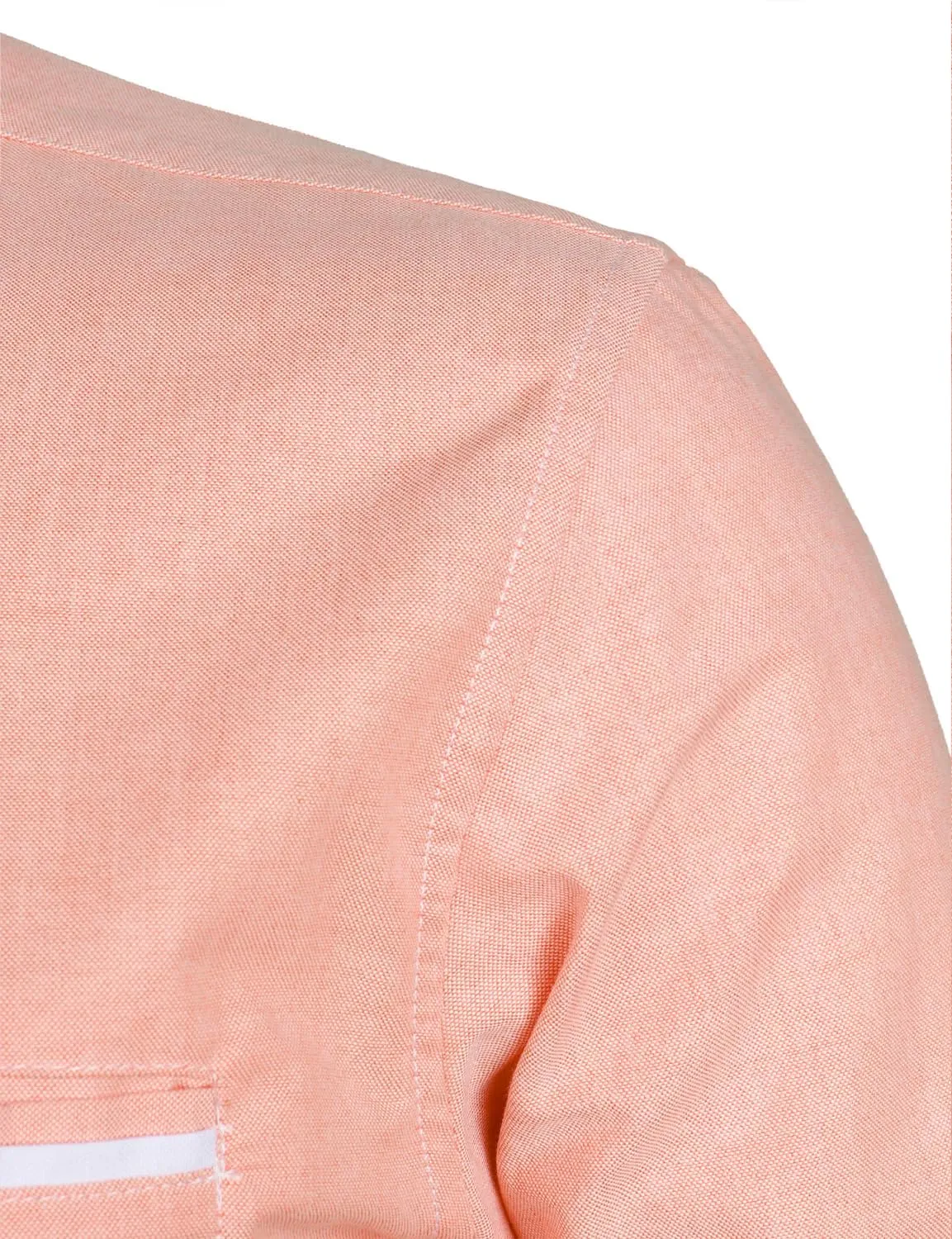 ZEROYAA Mens Hipster Mandarin Collar Slim Fit Long Sleeve Casual Button Down Oxford Dress Shirt with Pocket